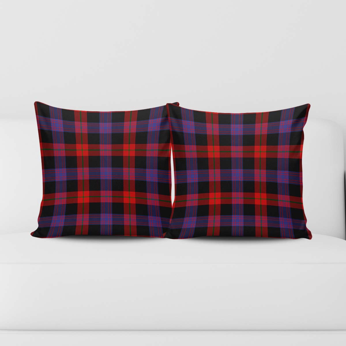 Broun Modern Tartan Pillow Cover Square Pillow Cover - Tartanvibesclothing