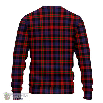 Broun Modern Tartan Ugly Sweater with Family Crest DNA In Me Style