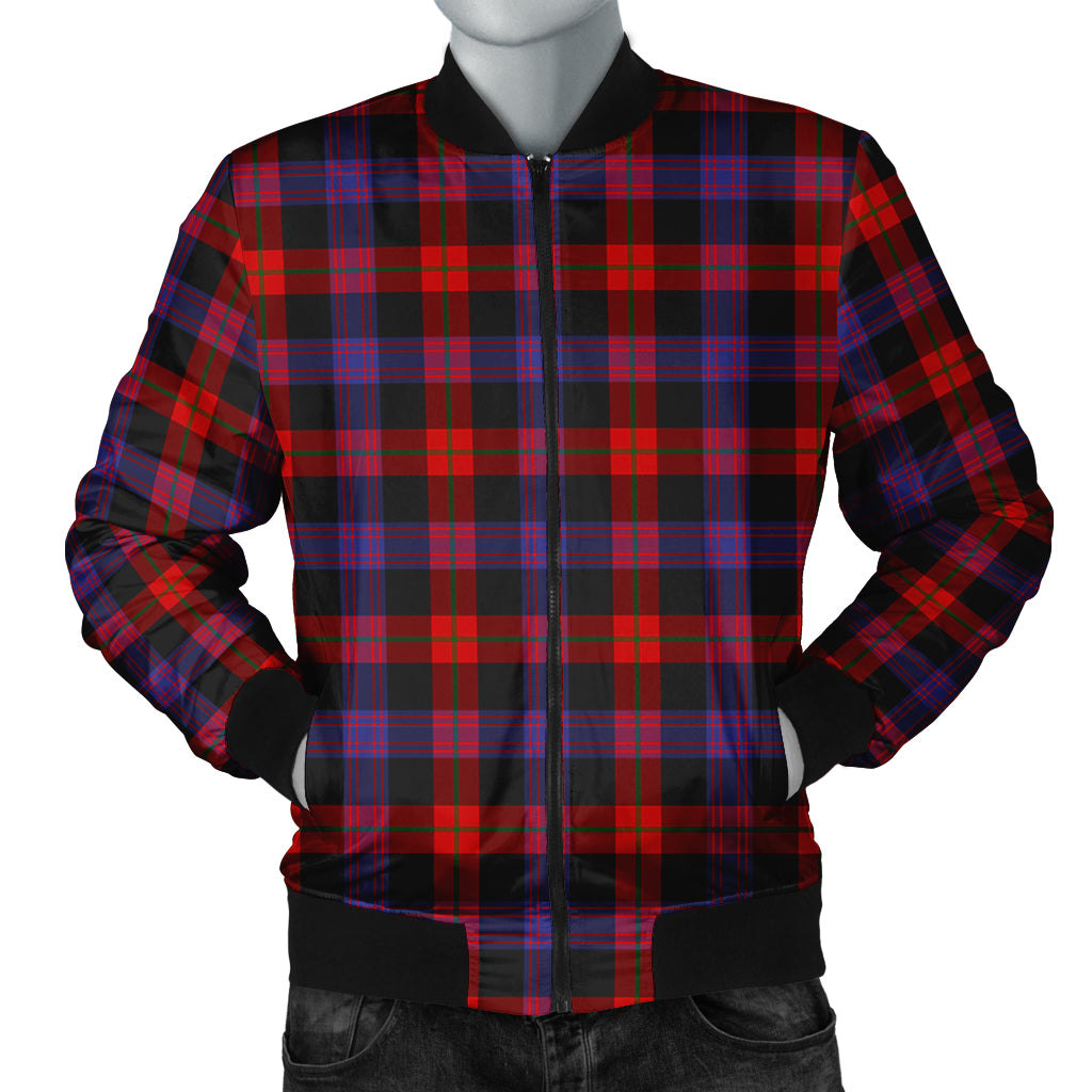 Broun Modern Tartan Bomber Jacket - Tartanvibesclothing