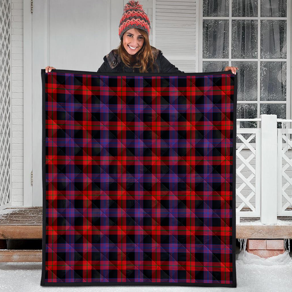 Broun Modern Tartan Quilt - Tartanvibesclothing