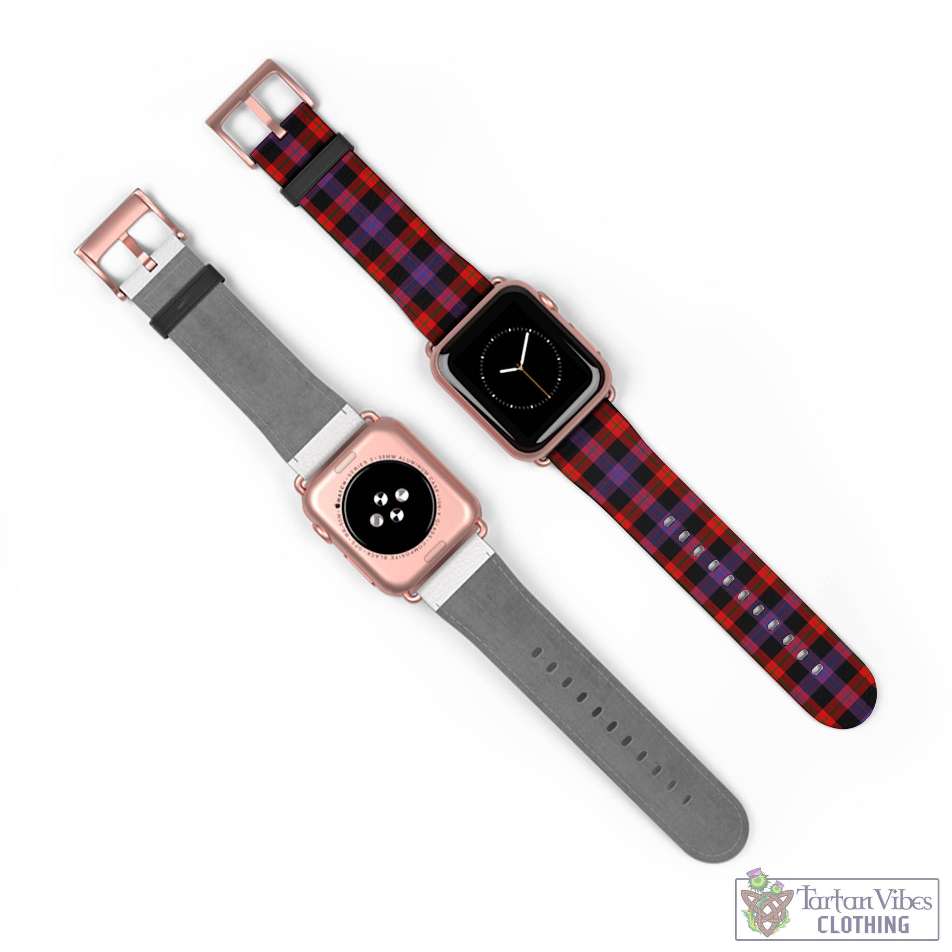 Tartan Vibes Clothing Broun Modern Tartan Watch Band