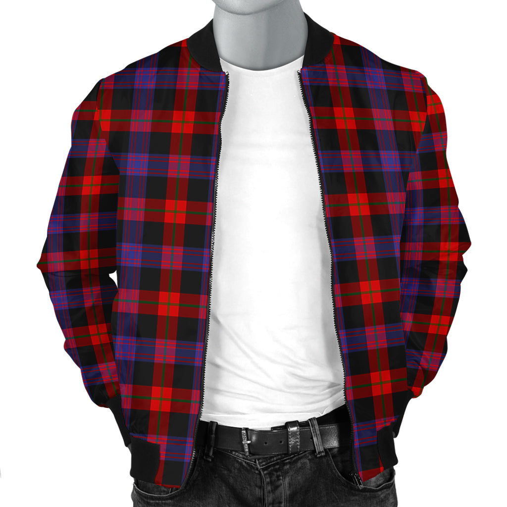 Broun Modern Tartan Bomber Jacket - Tartanvibesclothing