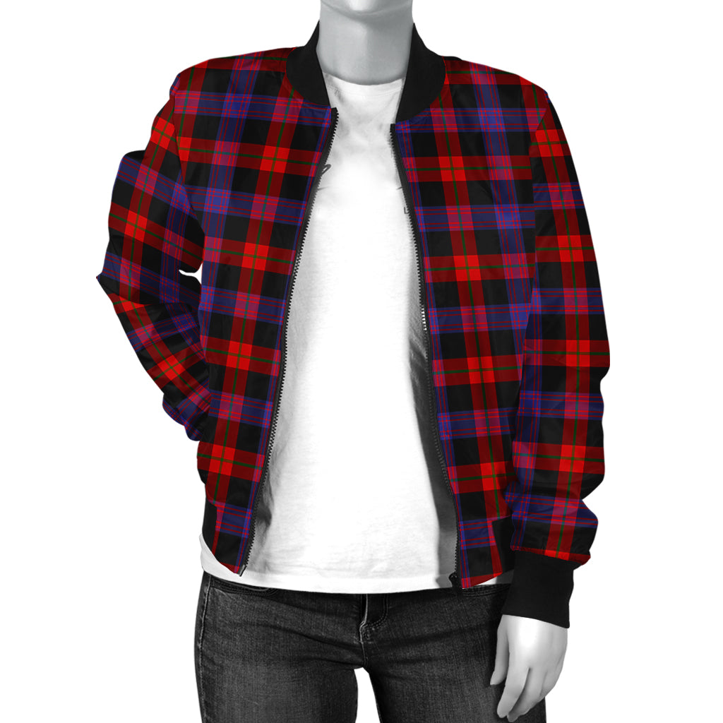 Broun Modern Tartan Bomber Jacket - Tartanvibesclothing