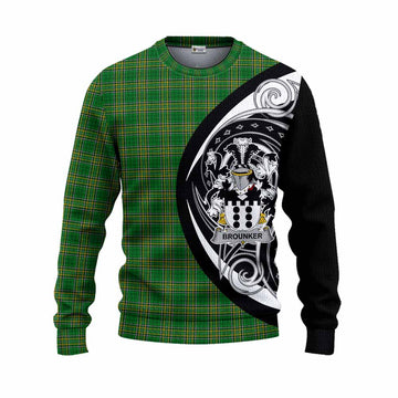 Brounker Irish Clan Knitted Sweater Celtic Circle Style Unisex - Tartan Vibes Clothing