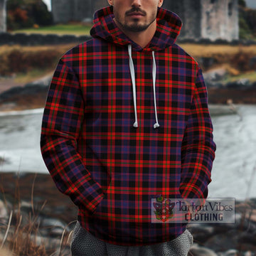 Brown (Broun) Tartan Cotton Hoodie Zip Hoodie - Tartan Vibes Clothing