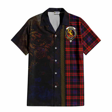Brown (Broun) Tartan Family Crest Hawaiian Shirt Alba Gu Brath Be Brave Lion Ancient Style Kid - Tartan Vibes Clothing