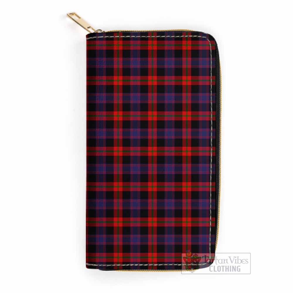 Brown (Broun) Tartan Women's Leather Wallet One Size 19.7*10.5*3.5 cm - Tartan Vibes Clothing