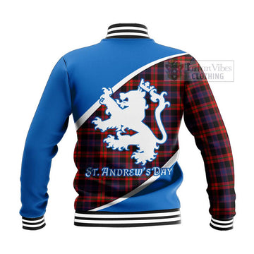 Brown (Broun) Family Crest Tartan Baseball Jacket Celebrate Saint Andrew's Day in Style - Tartan Vibes Clothing