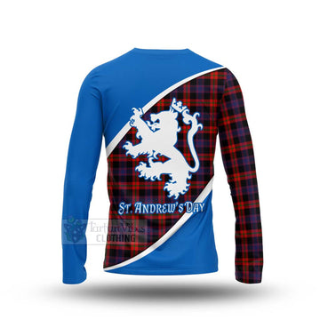 Brown (Broun) Family Crest Tartan Long Sleeve T-Shirt Celebrate Saint Andrew's Day in Style - Tartan Vibes Clothing