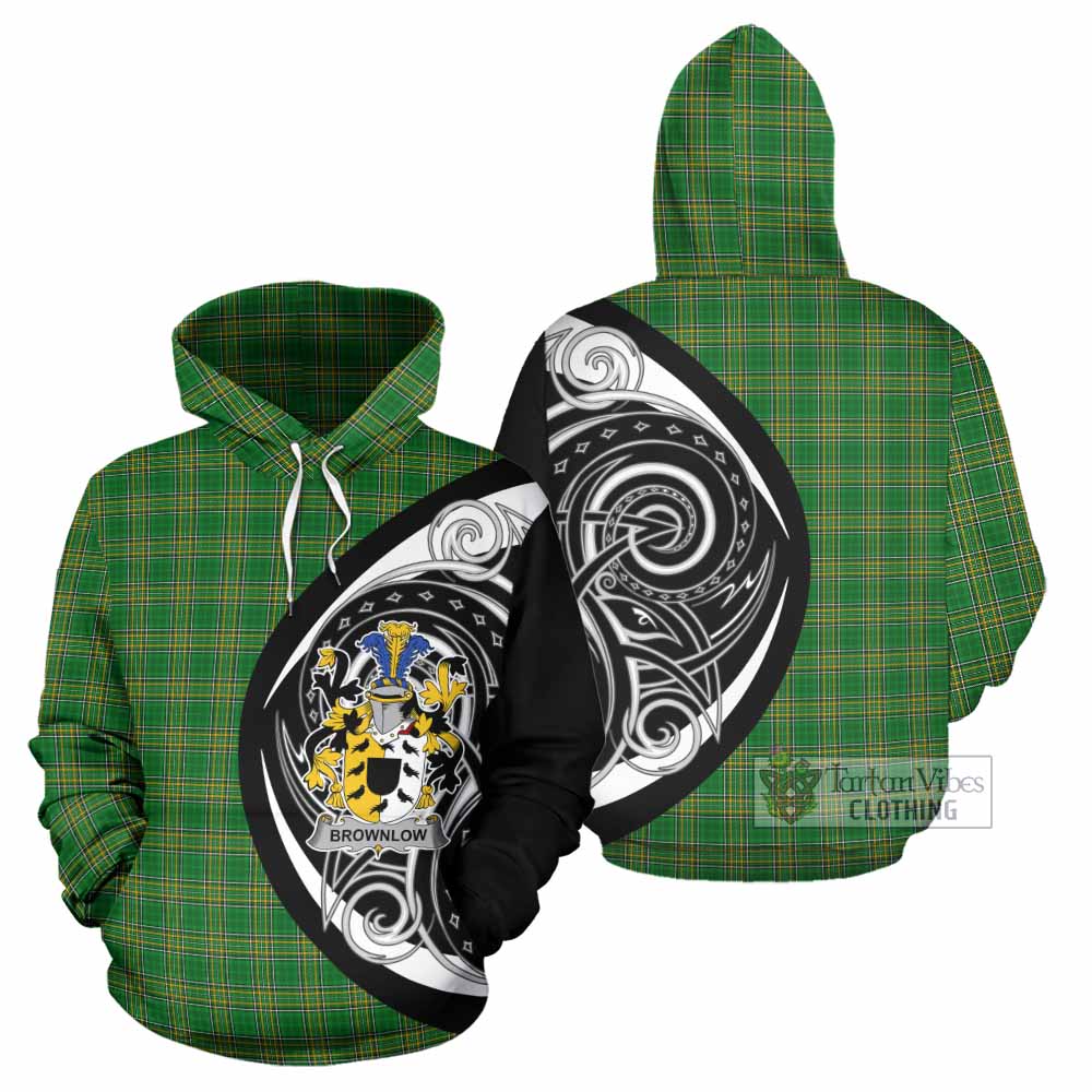 Brownlow Irish Clan Hoodie Celtic Circle Style - Tartan Vibes Clothing