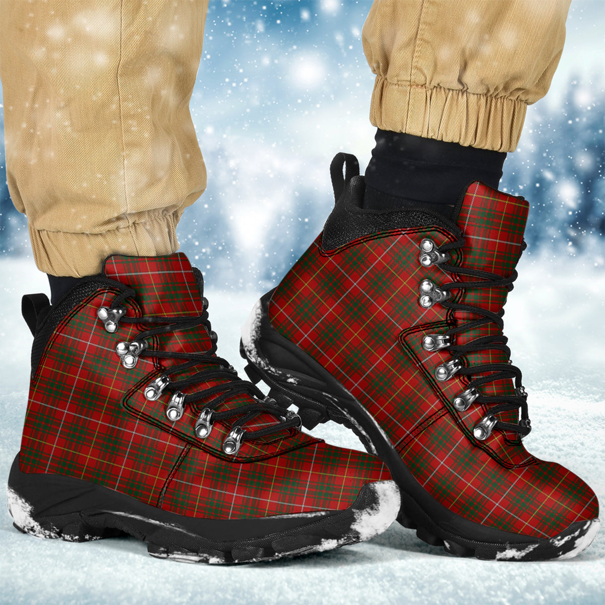 Bruce Tartan Alpine Boots - Tartanvibesclothing