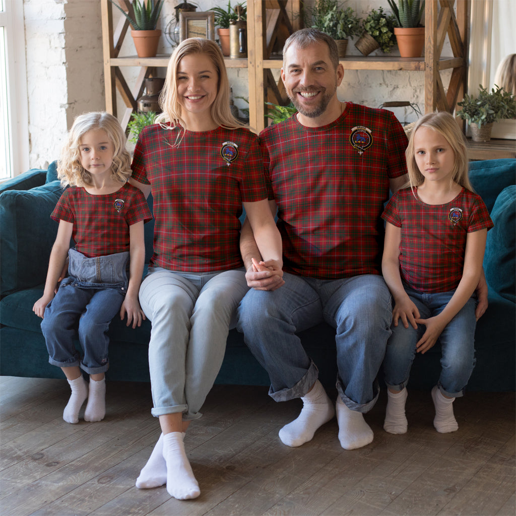 Bruce Tartan T-Shirt with Family Crest Kid's Shirt - Tartan Vibes Clothing