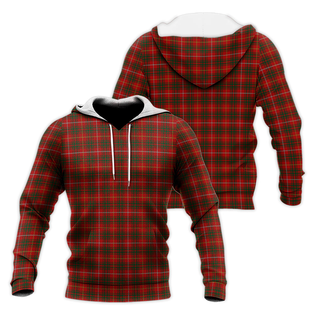 Bruce Tartan Knitted Hoodie Unisex Knitted Hoodie - Tartanvibesclothing