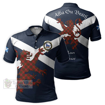 Bruce Tartan Lion Rampant Polo Shirt Proudly Display Your Heritage with Alba Gu Brath and Clan Name