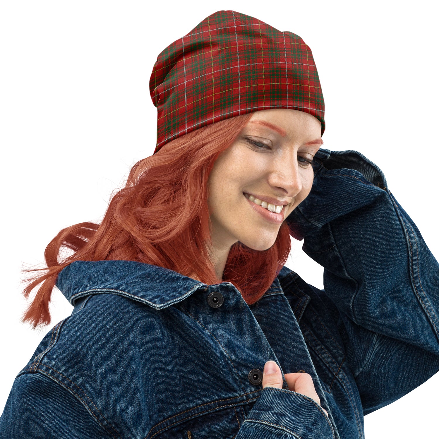 Bruce Tartan Beanies Hat One Size 22 inches 15.5 inches - Tartanvibesclothing