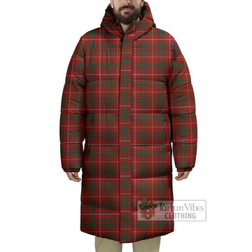 Bruce Tartan Long Down Jacket