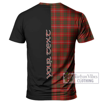 Bruce Tartan T-Shirt with Family Crest and Half Of Me Style