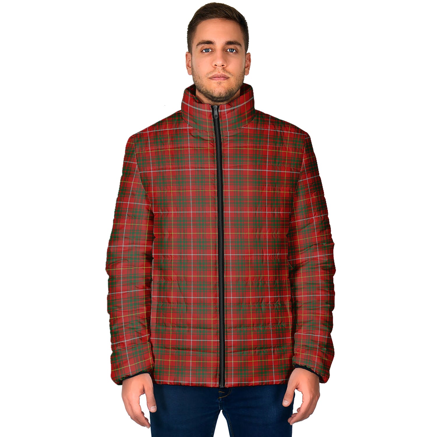 Bruce Tartan Padded Jacket - Tartan Vibes Clothing