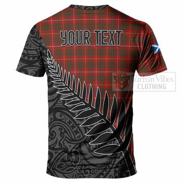 Bruce Crest Tartan T-Shirt with New Zealand Silver Fern Half Style