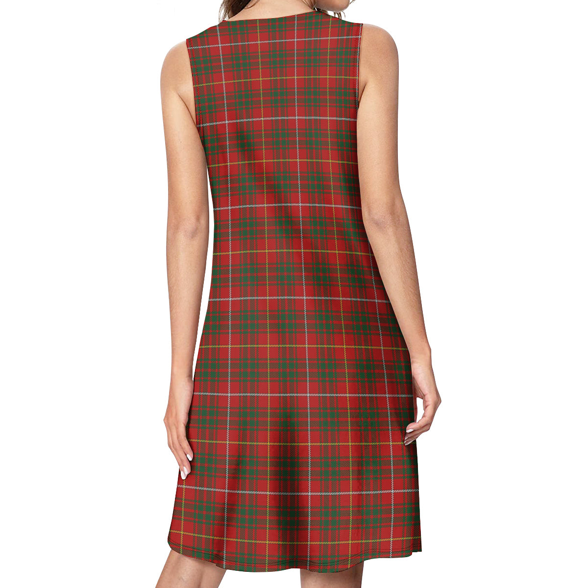 Bruce Tartan Womens Casual Dresses - Tartanvibesclothing