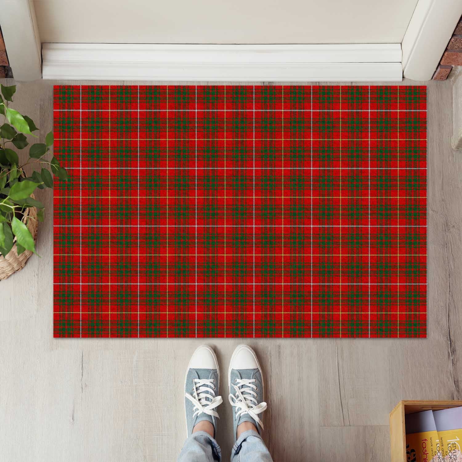 Bruce Tartan Door Mat - Tartanvibesclothing