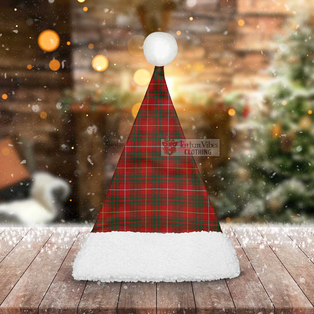 Tartan Vibes Clothing Bruce Tartan Christmas Santa Hats