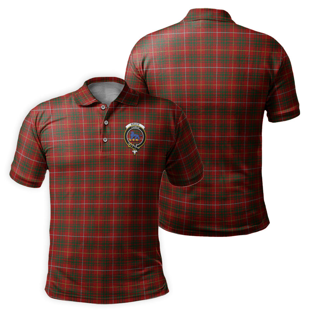 Bruce Tartan Men's Polo Shirt with Family Crest - Tartan Vibes Clothing