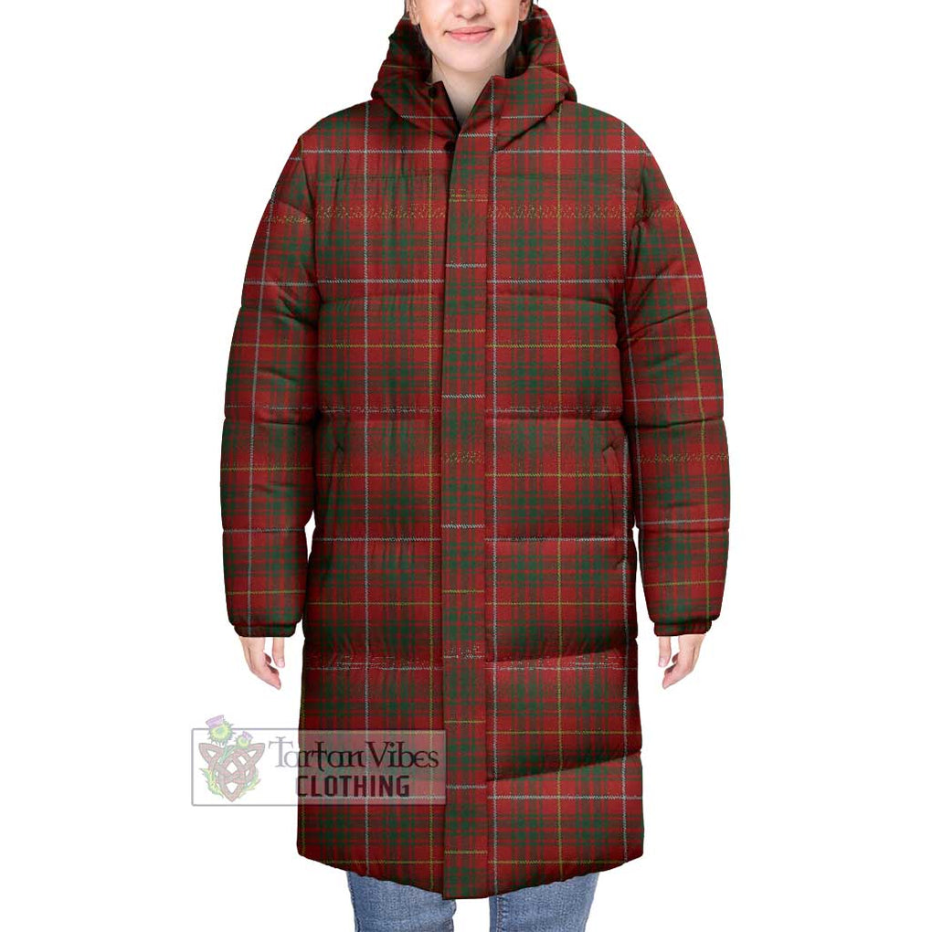 Tartan Vibes Clothing Bruce Tartan Long Down Jacket