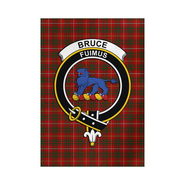 Bruce Tartan Garden Flag with Family Crest - Tartan Vibes Clothing