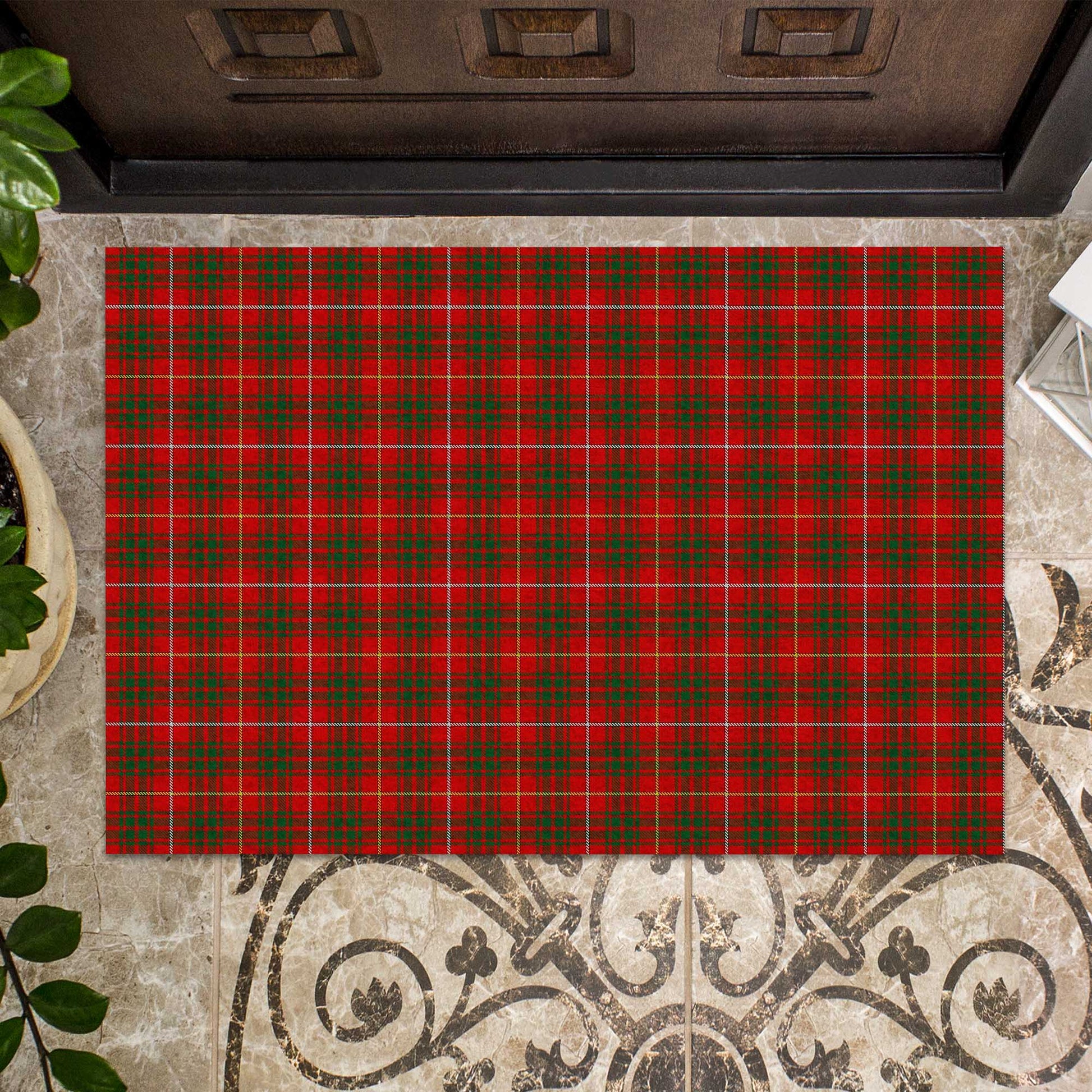 Bruce Tartan Door Mat - Tartanvibesclothing