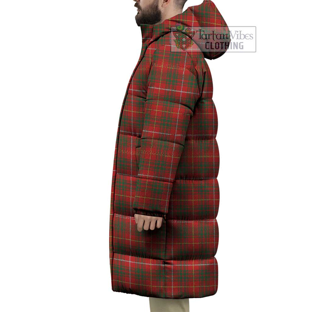 Tartan Vibes Clothing Bruce Tartan Long Down Jacket