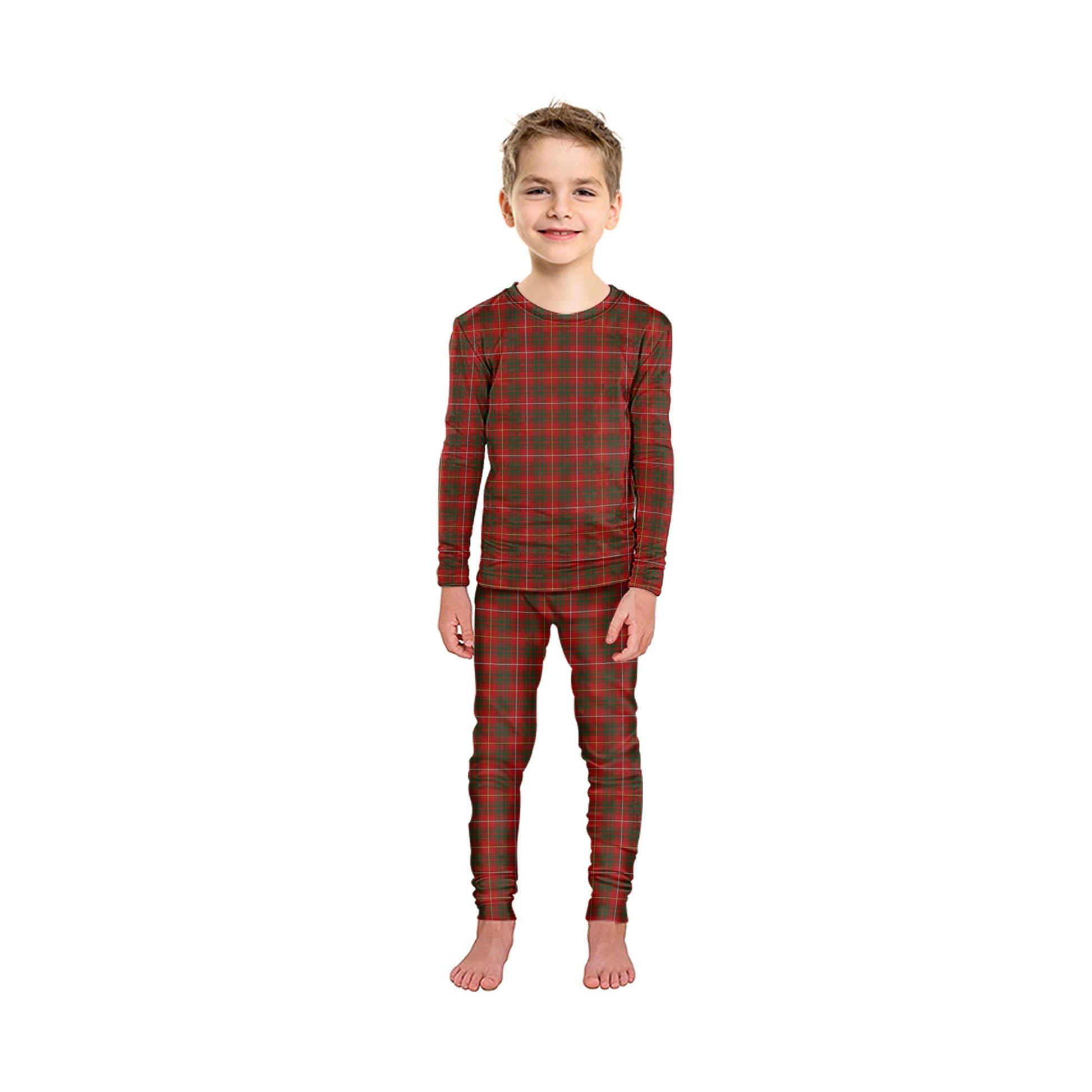 Bruce Tartan Pajamas Family Set - Tartan Vibes Clothing