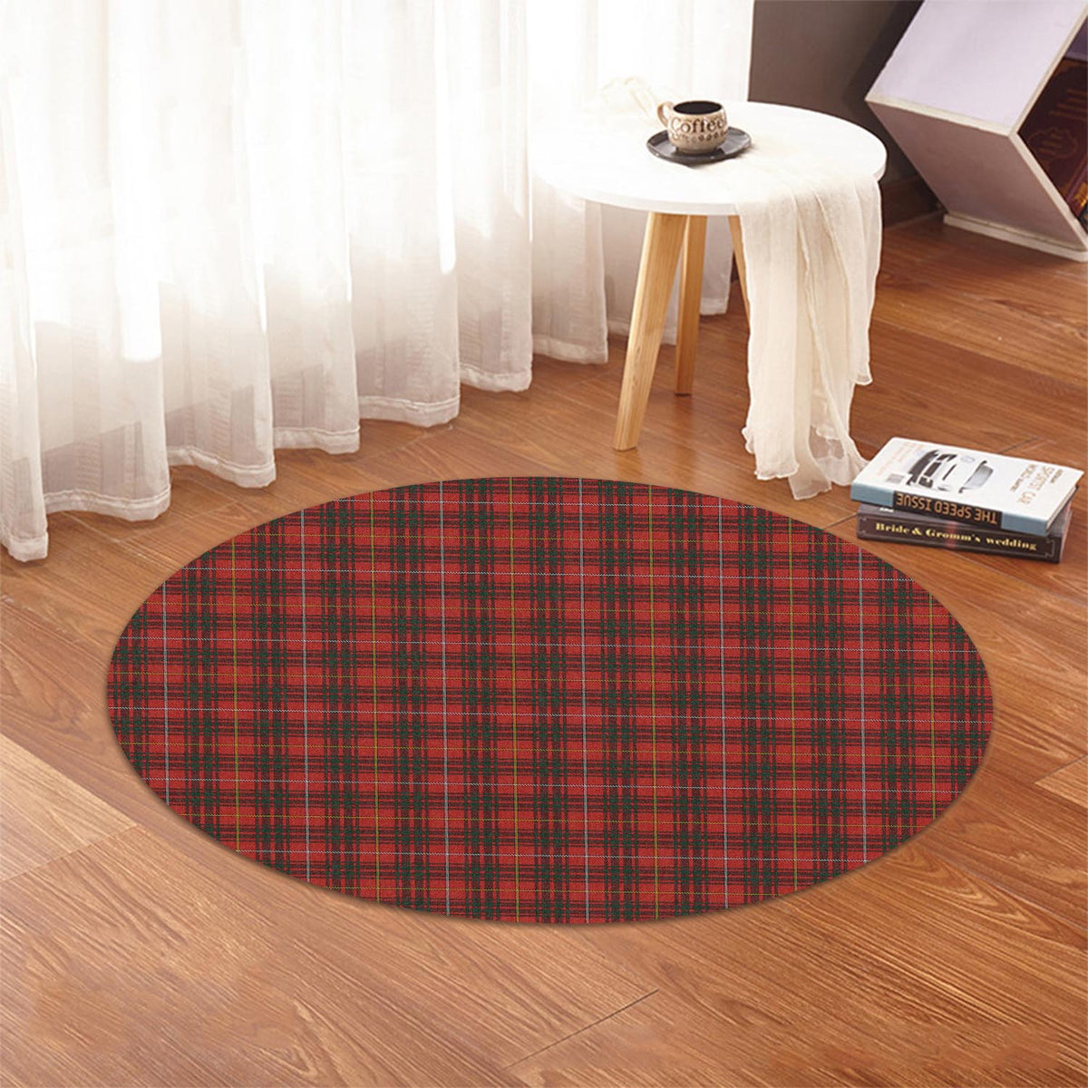 Bruce Tartan Round Rug - Tartan Vibes Clothing
