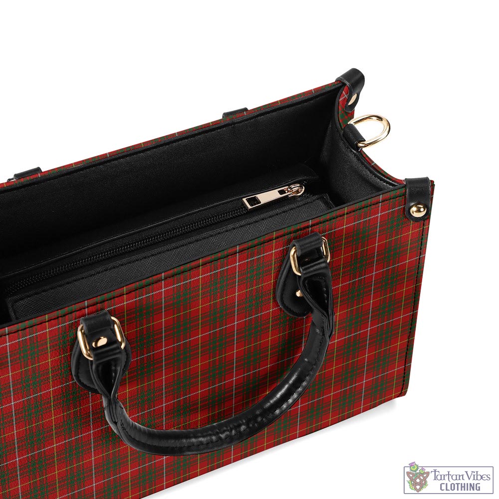 Bruce Tartan Luxury Leather Handbags - Tartan Vibes Clothing