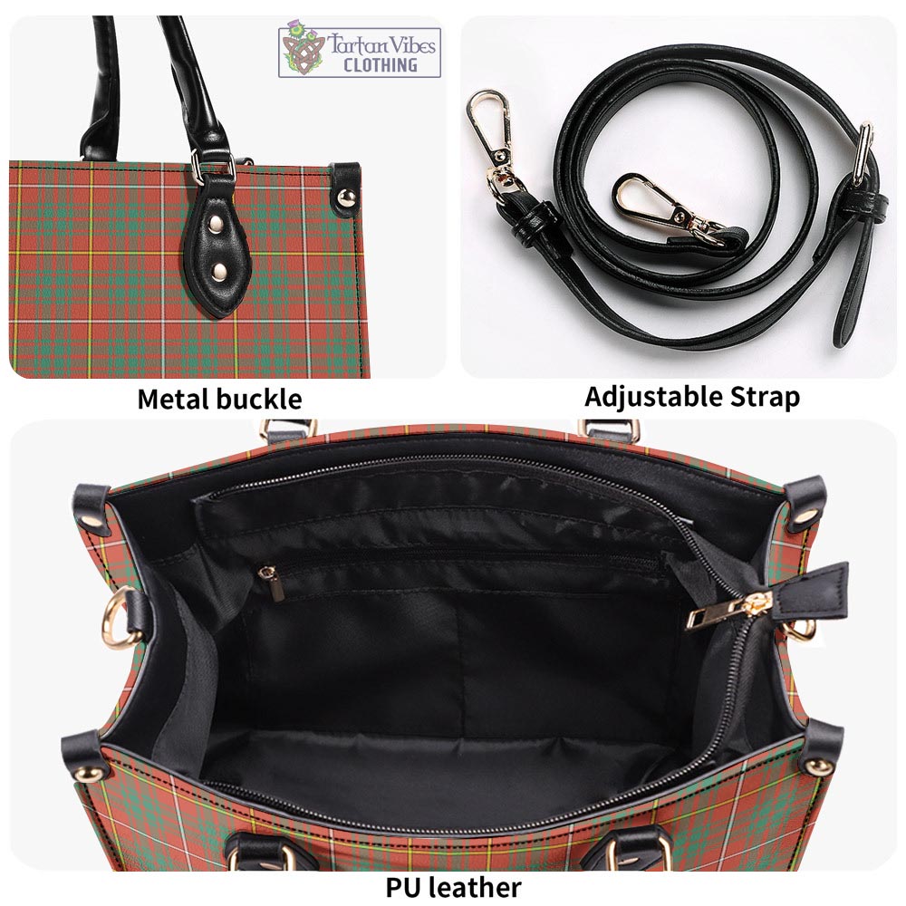 Tartan Vibes Clothing Bruce Ancient Tartan Luxury Leather Handbags