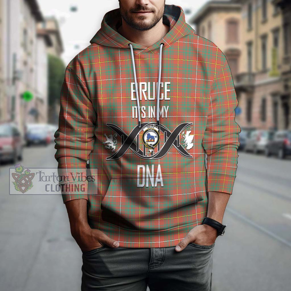 Bruce Ancient Tartan Hoodie with Family Crest DNA In Me Style Pullover Hoodie - Tartanvibesclothing Shop