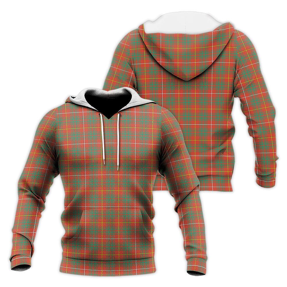 Bruce Ancient Tartan Knitted Hoodie Unisex Knitted Hoodie - Tartanvibesclothing