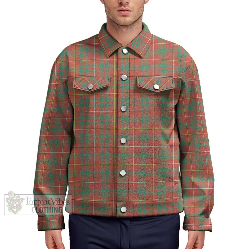 Bruce Ancient Tartan Unisex Lapel Cotton Jacket Unisex - Tartan Vibes Clothing