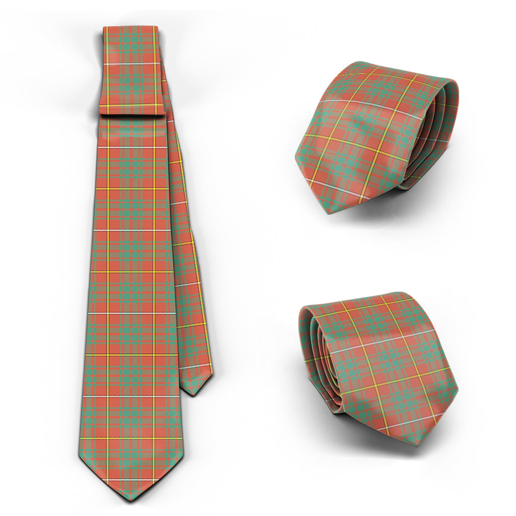 Bruce Ancient Tartan Classic Necktie Necktie One Size - Tartanvibesclothing