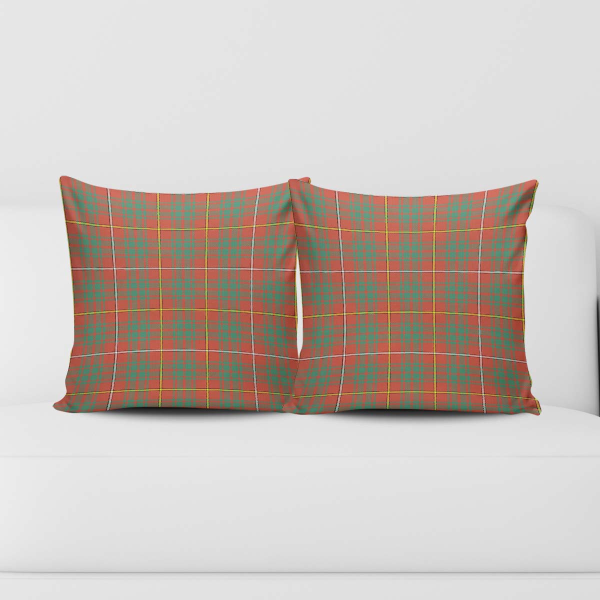 Bruce Ancient Tartan Pillow Cover Square Pillow Cover - Tartanvibesclothing