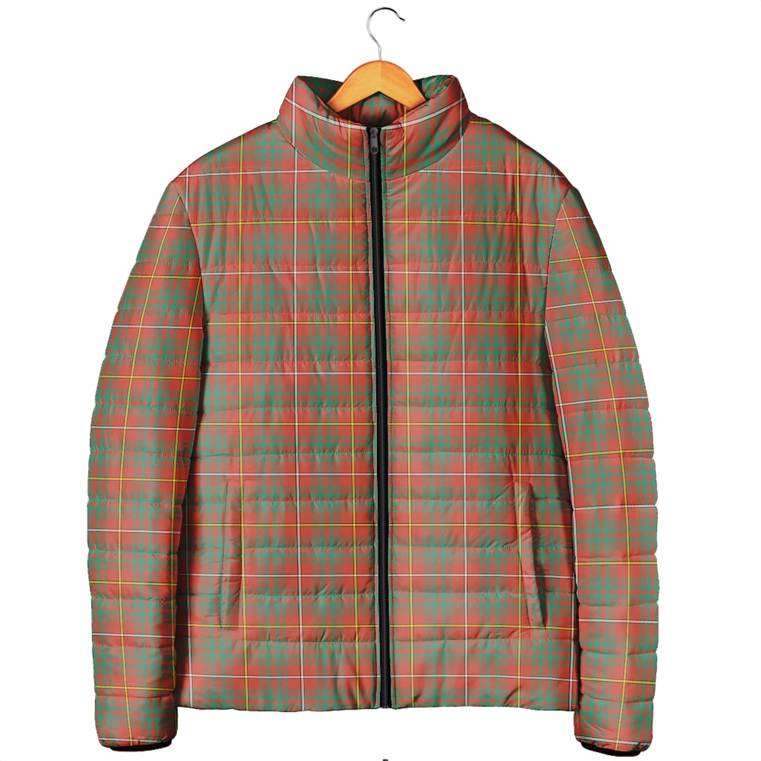 Bruce Ancient Tartan Padded Jacket Men's Padded Jacket - Tartan Vibes Clothing