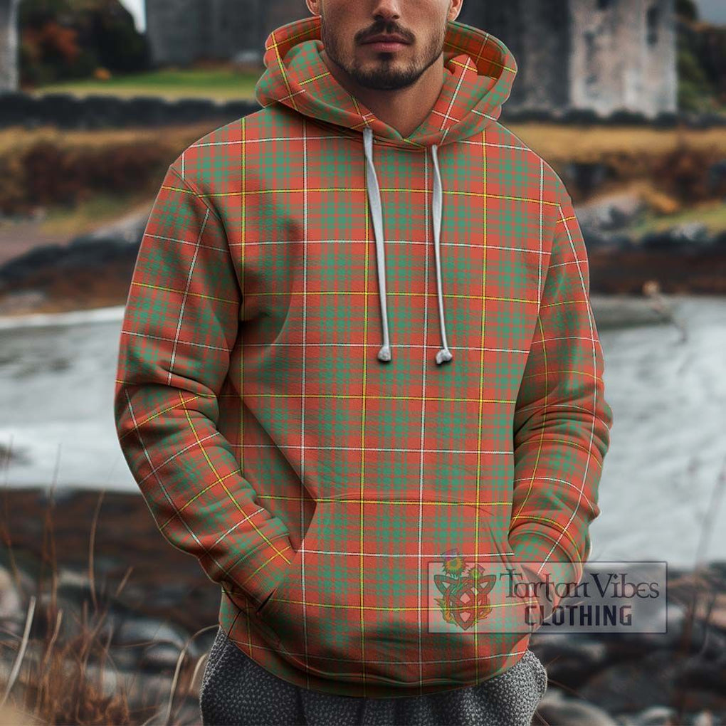 Bruce Ancient Tartan Cotton Hoodie Pullover Hoodie XS - Tartan Vibes Clothing