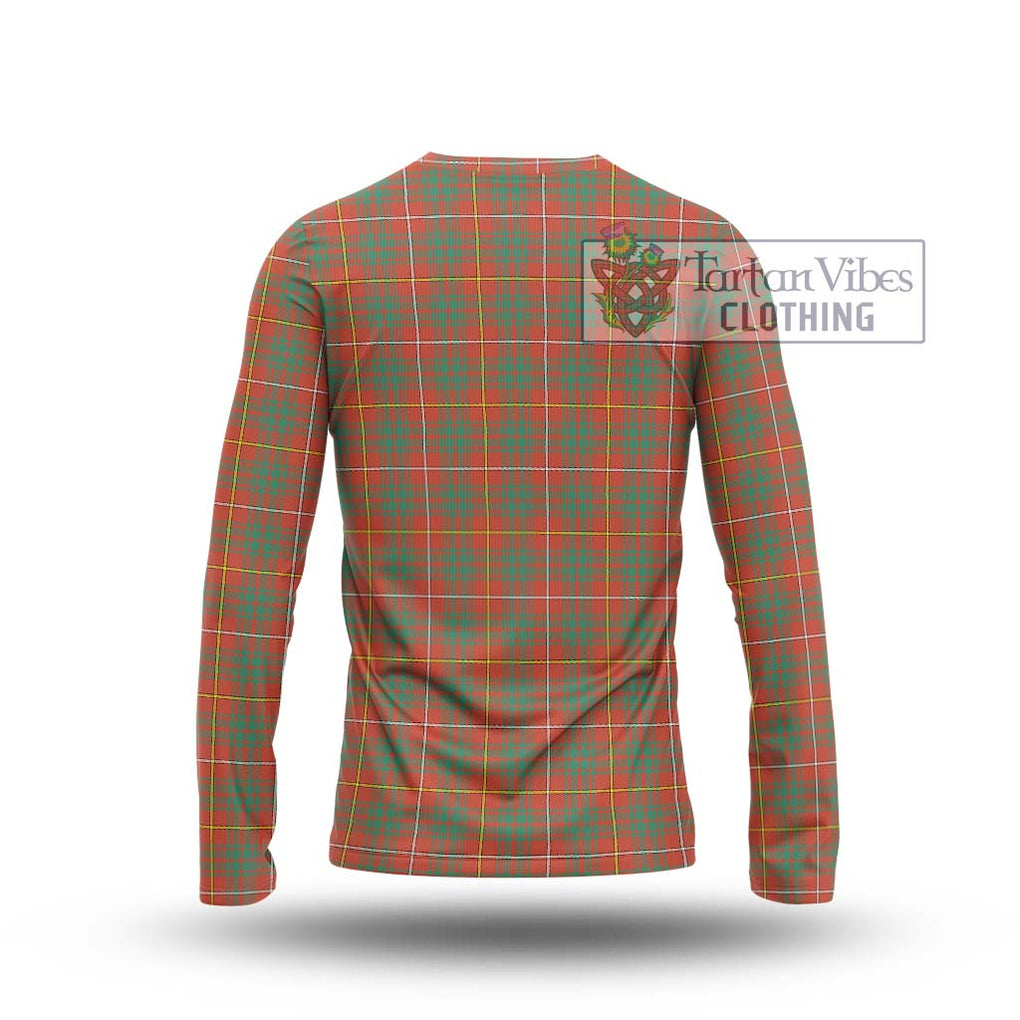 Bruce Ancient Tartan Long Sleeve T-Shirt with Family Crest DNA In Me Style - Tartanvibesclothing Shop