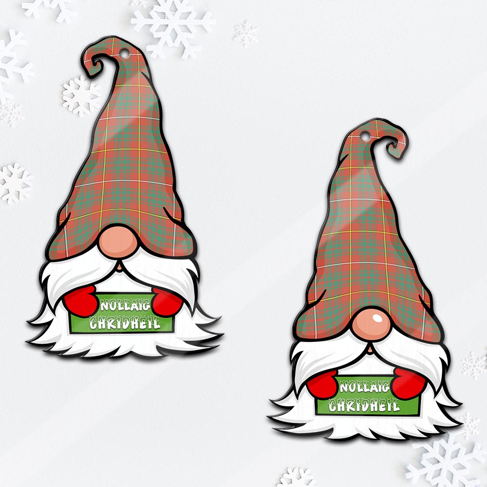 Bruce Ancient Gnome Christmas Ornament with His Tartan Christmas Hat - Tartan Vibes Clothing