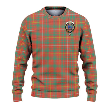 Bruce Ancient Tartan Ugly Sweater with Family Crest