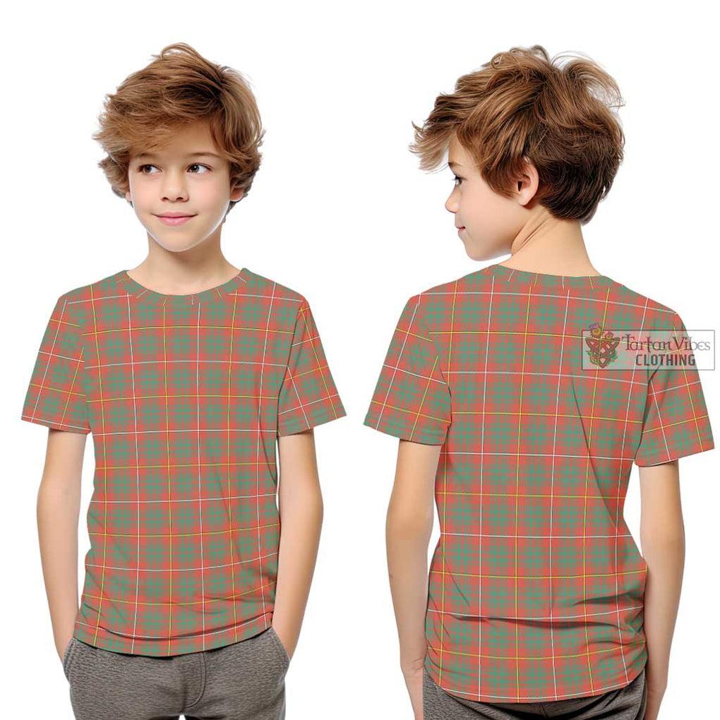 Bruce Ancient Tartan Kid T-Shirt - Tartanvibesclothing Shop