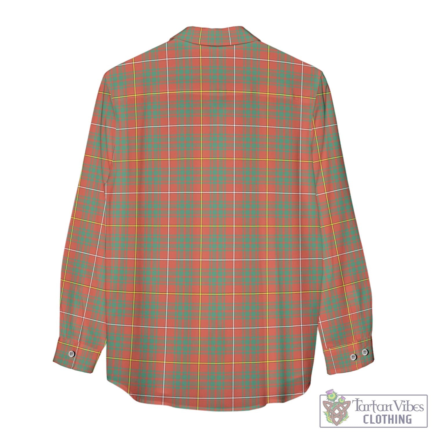 Tartan Vibes Clothing Bruce Ancient Tartan Womens Casual Shirt with Family Crest