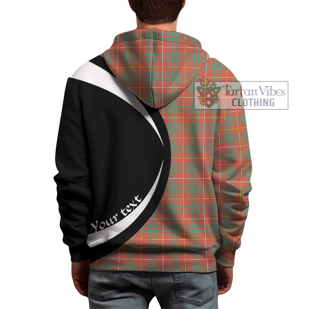 Tartan Vibes Clothing Bruce Ancient Tartan Hoodie with Family Crest Circle Style