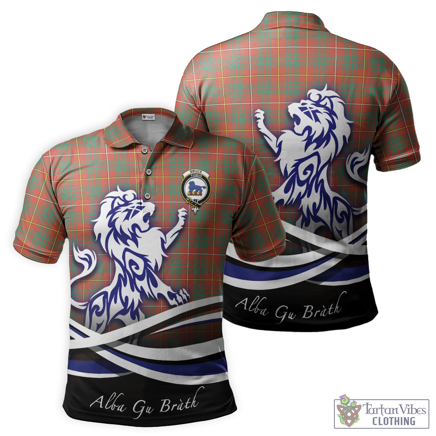 bruce-ancient-tartan-polo-shirt-with-alba-gu-brath-regal-lion-emblem