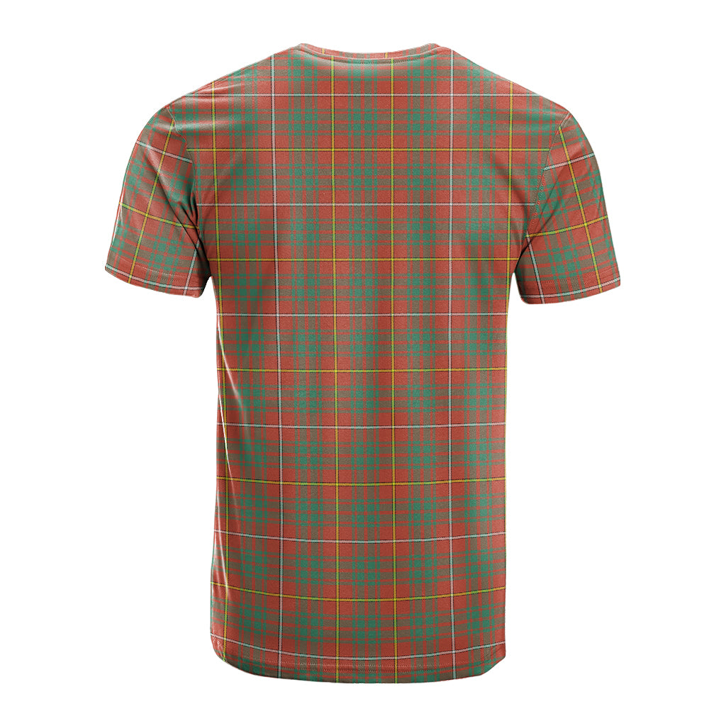 Bruce Ancient Tartan T-Shirt with Family Crest - Tartan Vibes Clothing